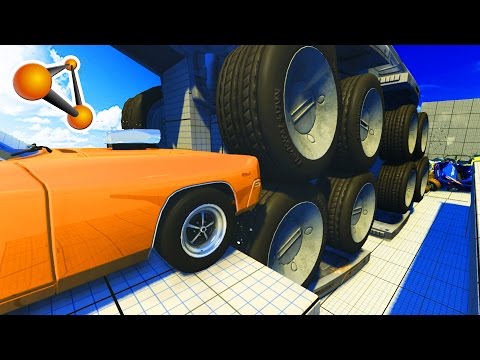 Giant Crashes Machines - Epic Crash Test - BeamNG Drive