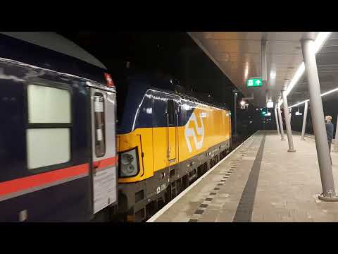 vertrek obb/sbb nightjet uit utrecht centtaal. 1 januari 2022