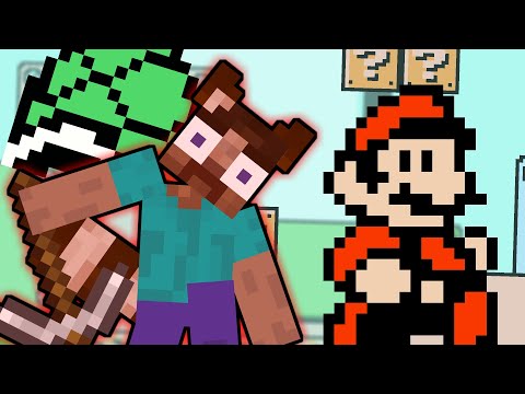EPIC Showdown: Steve vs Mario in Pixelcraftian