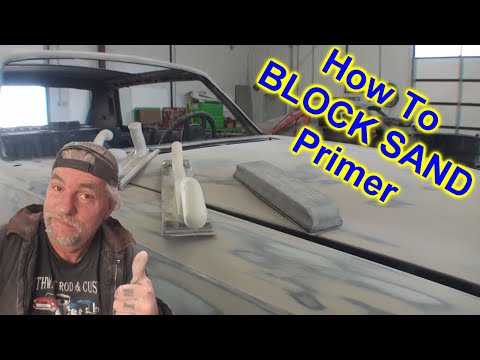 How To Block Sand High Build 2K Primer