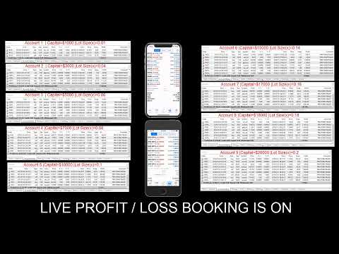 31.7.19 Forextrade1 - Copy Trading 1st Live Streaming Profit / Loss Booking Video