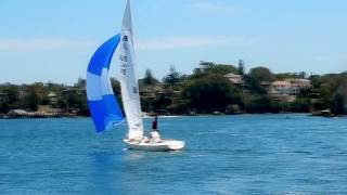 Cruising along on beautiful Sydney Harbour
