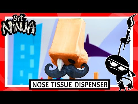 Art Ninja | Nose Tissue Dispenser | Art for Children