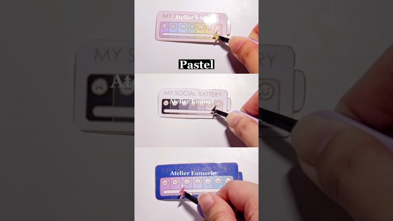 Pastel, Grayscale, Vaporwave: New Social Battery Pin color variants!