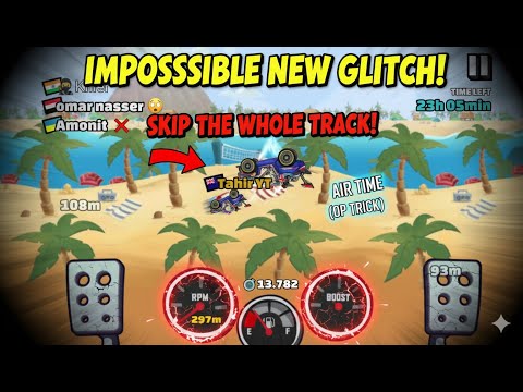 IMPOSSIBLE NEW GLITCH! Skip the WHOLE TRACK (OP AIR TIME TRICK) IN Community Showcase - (UP 2)