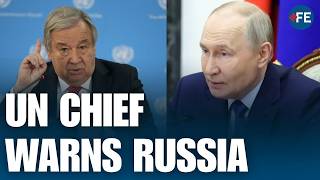 UN Chief Guterres Issues Stark Warning As Russia Escalates Ukraine Strikes | WORLD NEWS