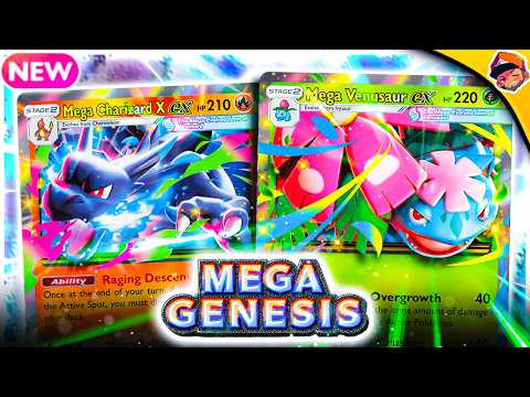 HUGE Custom Mega Set For Pokemon Pocket! Mega Genesis B1!