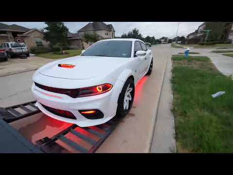 MY WIDEBODY DODGE CHARGER WAS WAY TO LOW TO PUT ON THE TRAILER I WAS SUPER NERVOUS