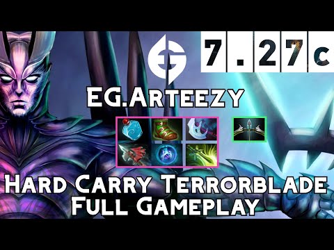Terrorblade | EG.Arteezy | Hard Carry Terrorblade Full Gameplay | 7.27c Full Gameplay
