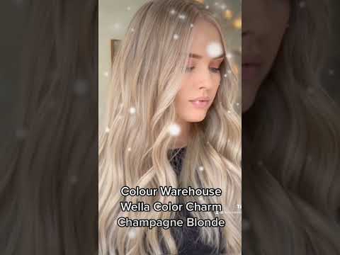 Wella ColorCharm champagne blonde #wellablonde #champagnehair #blondehair