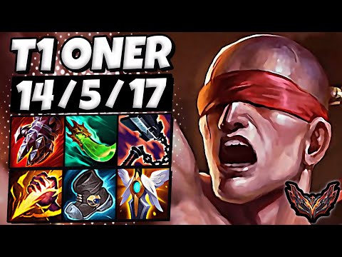 T1 Oner Lee Sin vs Graves [ Jungle ] Patch 13.19 Korea Grandmaster ✅
