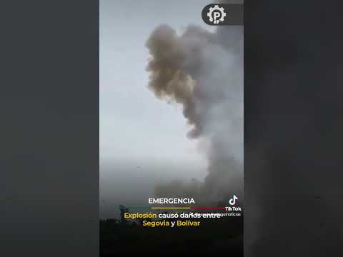 Fuerte explosión entre Segovia y Bolivar