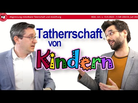 Abgrenzung mittelbare Täterschaft und Anstiftung - Tatherrschaft eines Kindes