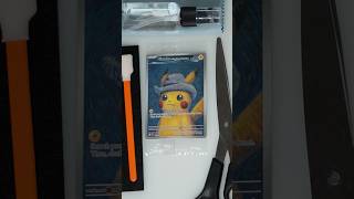 Pikachu with Grey Felt Hat pre-grading! 💛 #pokemon #pokemonchannel #pokemoncards