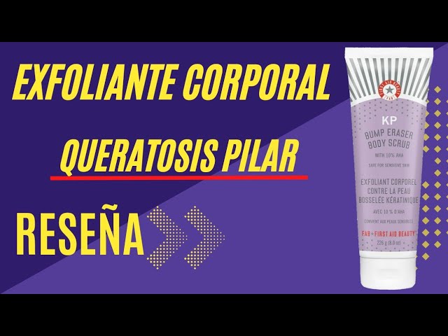 Vídeo relacionado con First Aid Beauty KP Bump Eraser Exfoliante Corporal con Extracto de AHA, 10%, para Pieles Secas y Sensibles, para Pieles con Queratosis Pilaris, 226 G