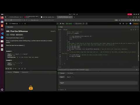 Asmar Programming Leetcode Context Find The Difference Coding Leetcode Learning Reddit