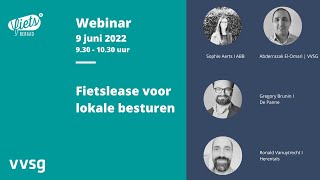 Webinar Fietslease voor lokale besturen