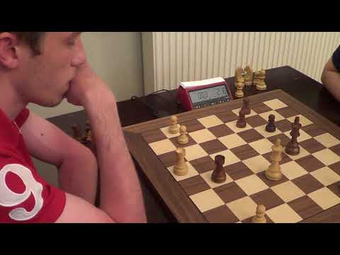 FM Bernotas Arturs -  GM Lintchevski Daniil, French defence, Rapid chess, PART II