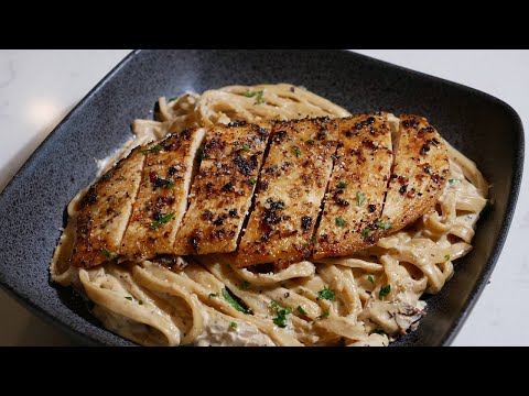 Chicken Fettuccine Alfredo | How To Make EASY Chicken Alfredo | Chicken Alfredo Recipe