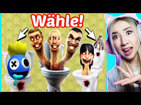 Wähle niemals das falsche LOCH im Backrooms in 24 Stunden (Rainbow friends vs Wednesday vs skibidi)