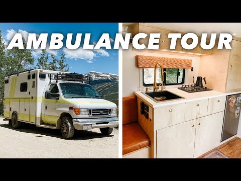 We Created Our DREAM HOME in an AMBULANCE (Full Tour!)