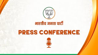 Joint Press Conference by  Smt. Meenakshi Lekhi, Shri Manoj Tiwari & Shri Parvesh Verma at BJP HQ.