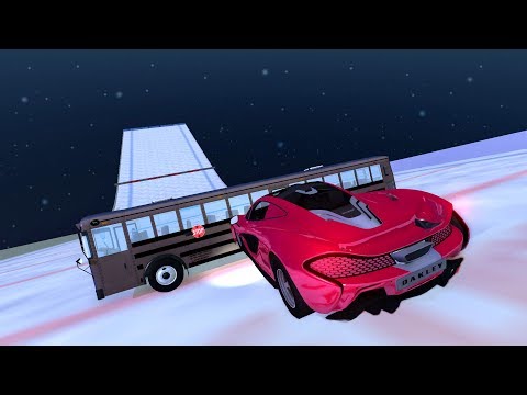 Beamng drive - Space Bridge Jump Crashes (Space Jumping Crashes)