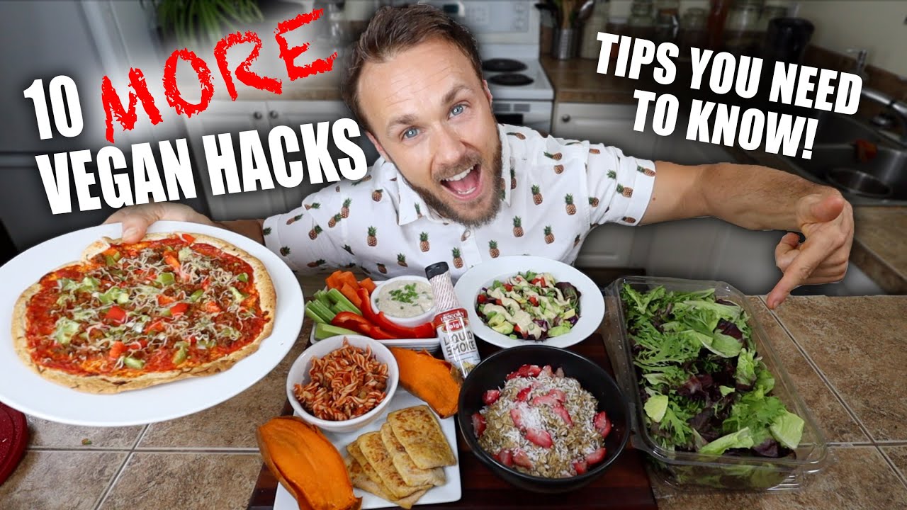 10 MORE Vegan Food Hacks That Will Change Your Life! 🔥🌱💪