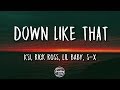 KSI Down Like That Clean Lyrics Feat Rick Ross Lil Baby S A