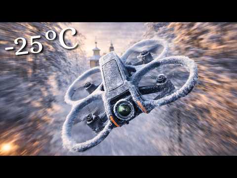 DJI AVATA 2 | Cinematic Winter FPV Flying in -25°C Extreme Cold