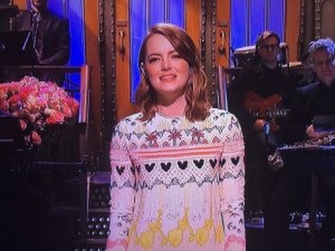Emma Stone opened her “SNL” Monologue december 3, 2016 | Emma Stone ‘SNL’ Monologue
