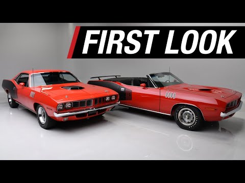 FIRST LOOK - 1971 Plymouth HEMI 'Cuda and 'Cuda Convertible - BARRETT-JACKSON 2022 LAS VEGAS