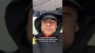 Neymar desabafou após ficar fora da partida de hoje, entre Santos e Mirassol 😠