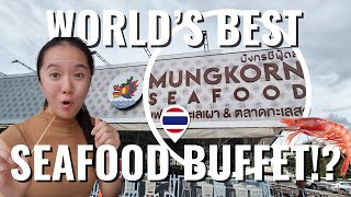 🇹🇭 Bangkok Vlog l  Eating at the BEST seafood buffet in Bangkok l It's so CHEAP! l Mung Korn Seafood