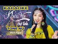Khâu Vai Chợ Tình Karaoke Tone Nữ Beat Gốc Minh Ngọc
