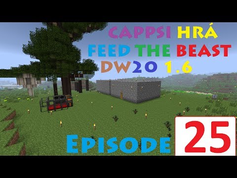 Cappsi hrá Feed the Beast 1.6 [SK] ep. 25 - Výprava do Twilight Forestu (FullHĐ)
