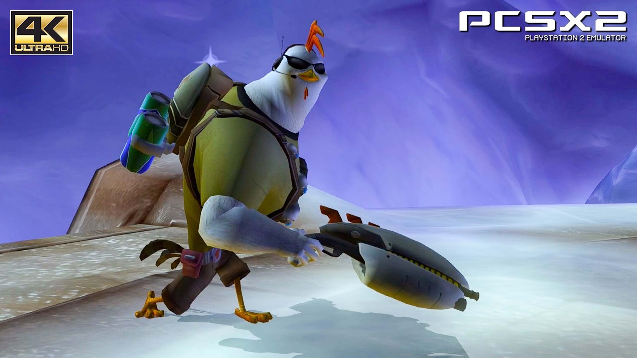 Disney's Chicken Little: Ace in Action - PS2 Gameplay 4k 2160p / 60 FPS / HD Textures (PCSX2)