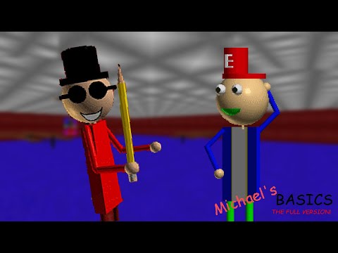 I haven't played V1.2 of michael's basics the full version before. | Baldi's Basics Mod.