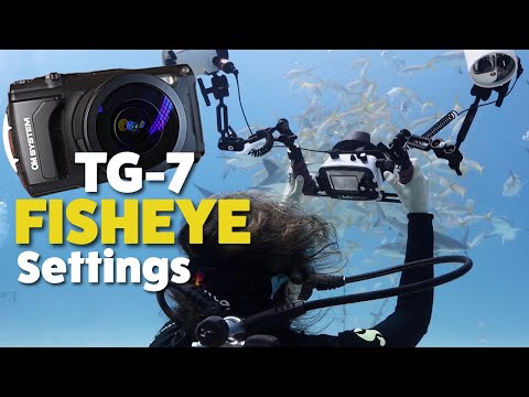 OM System TG-7 Underwater Wide Angle Settings for FCON-T02 Fisheye Lens