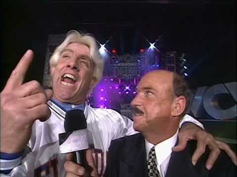 Chris Benoit (with Woman) vs Chris Jericho + Horsemen Promo with Jeff Jarrett (WCW)