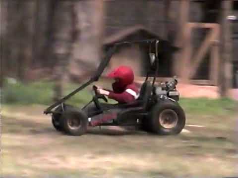 Riding a Manco Dingo Go Kart in the 90's