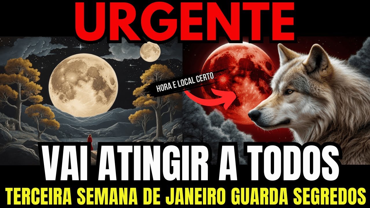 ISTO PRECISA CHEGAR ATÉ VOCÊ ANTES DE AMANHÃ – AVISOS URGENTES PARA A TERCEIRA SEMANA DE JANEIRO