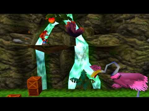 Crash Bandicoot 2: Cortex Strikes Back 100% Walkthrough HD - Part 2: Turtle Woods