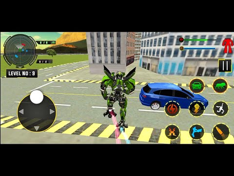 Lion Robot Car Transforming Games - Robot Shooting - Android Gameplay Part 4