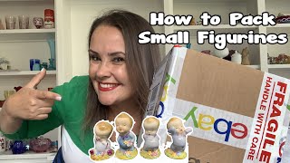 How to pack small and fragile porcelain figurines | Resell with us | Ebay Reseller life