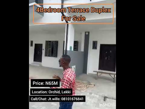 4 bedroom Duplex For Sale Orchid Opp Chevron Drive, Lekki Chevron Drive Lekki Lagos