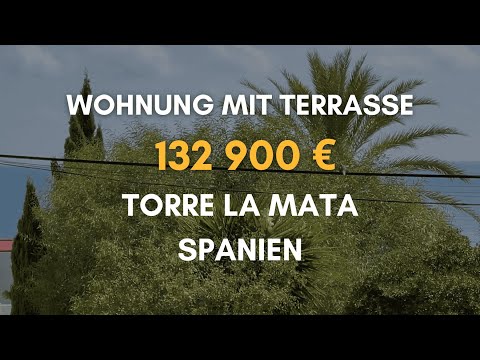 Wohnung mit 1 Schlafzimmer und Meerblick nur 300 m vom Strand La Mata entfernt, Torrevieja, Spanien