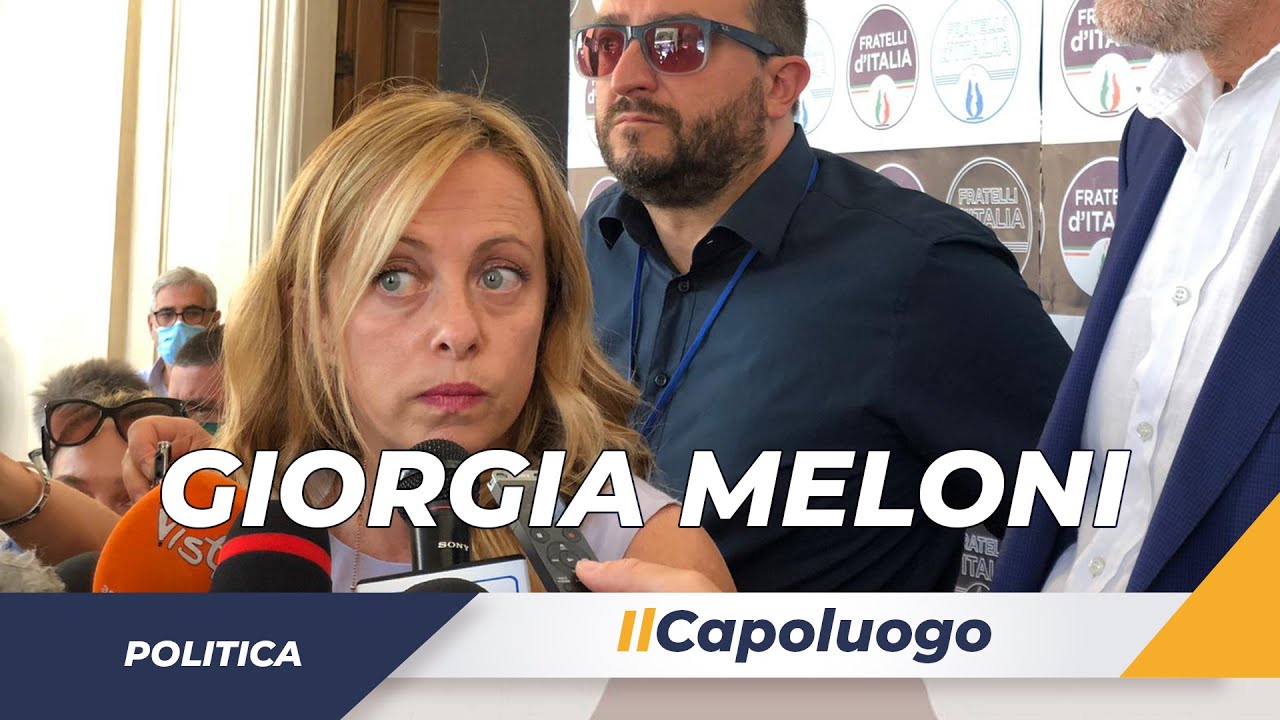 Giorgia Meloni, la crisi di maggioranza a L’Aquila verrà superata