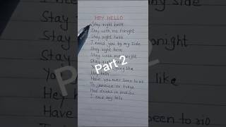 Download lagu Hey Hello (Lyrics) ~Peter Elias & Cha Eun -Woo mp3