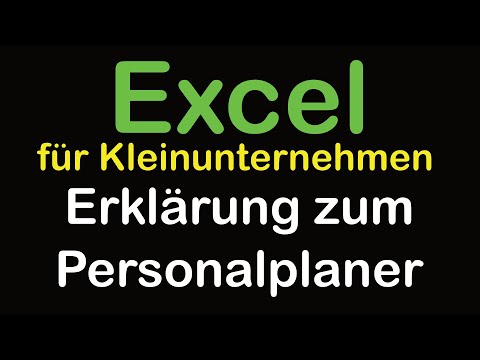 Excel Personal-/Urlaubsplaner